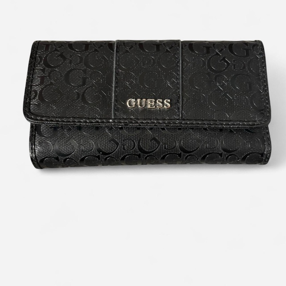 GUESS Black Embossed Wallet